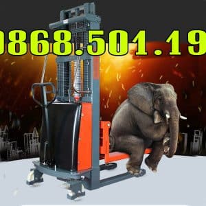 Xe nâng điện bán tự động 2 tấn chính hãng