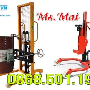 Xe nâng kẹp thùng phi chính hãng